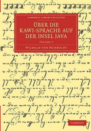 UEber die Kawi-sprache auf der Insel Java