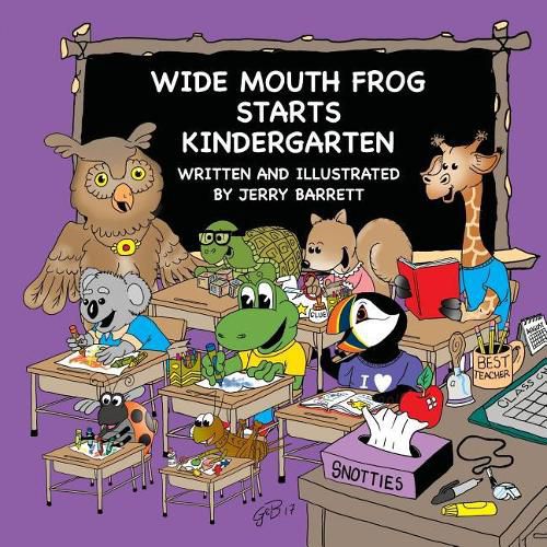 Cover image for Wide Mouth Frog Starts Kindergarten