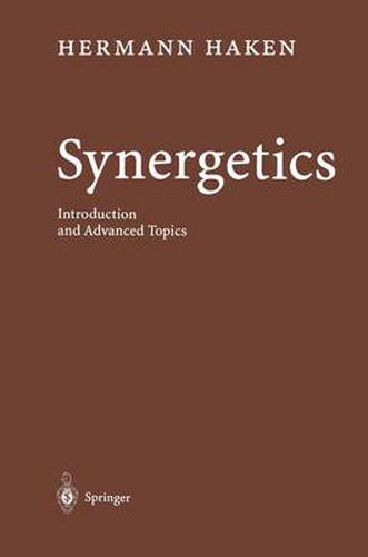 Cover image for Synergetics: Introduction and Advanced Topics