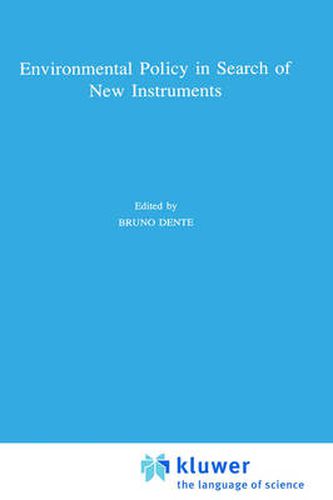 Cover image for Environmental Policy in Search of New Instruments