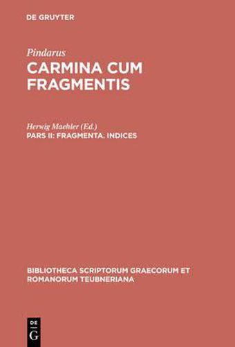 Cover image for Carmina Cum Fragmentis, Pars CB