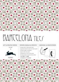 Cover image for Barcelona Tiles: Gift & Creative Paper Book Vol. 36
