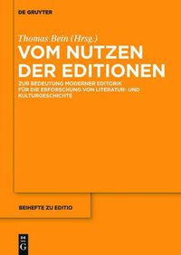 Cover image for Vom Nutzen der Editionen