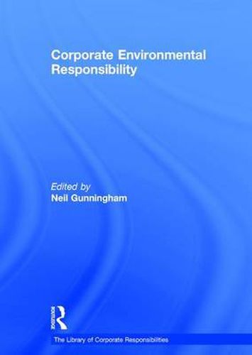 Cover image for Corporate Environmental Responsibility