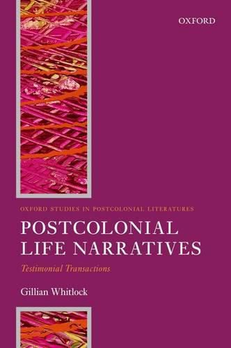 Cover image for Postcolonial Life Narratives: Testimonial Transactions