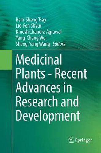 Cover image for Medicinal Plants - Recent Advances in Research and Development