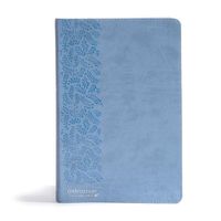 Cover image for CSB (in)courage Devotional Bible, Blue LeatherTouch Indexed