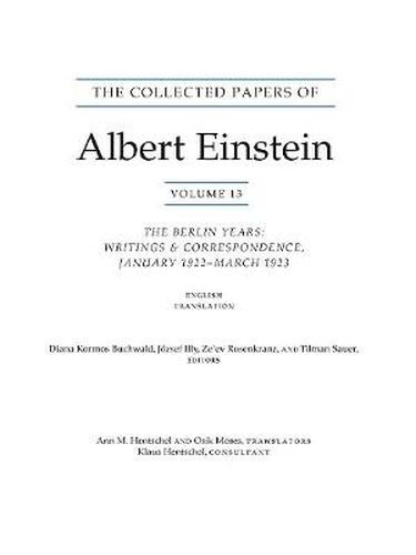 Cover image for The Collected Papers of Albert Einstein