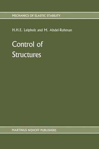 Cover image for Control of Structures