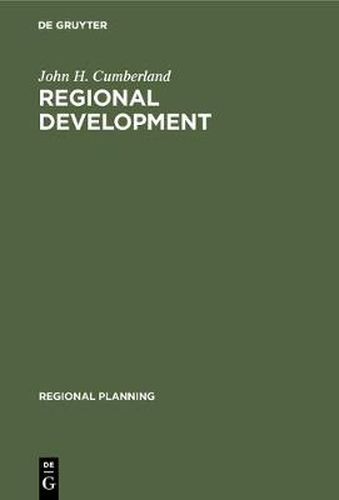 Cover image for Regional development: Experiences and prospects in the United States of America