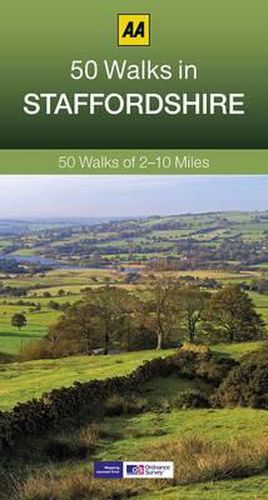 Cover image for 50 Walks in Staffordshire