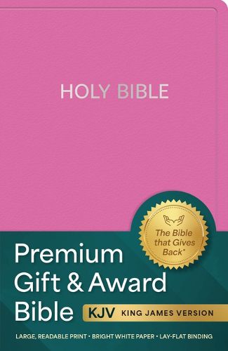 Cover image for KJV Holy Bible: Premium Gift and Award Bible, Pink Imitation Leather