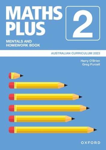 Cover image for Maths Plus Australian Curriculum Mentals and Homework Book Year 2