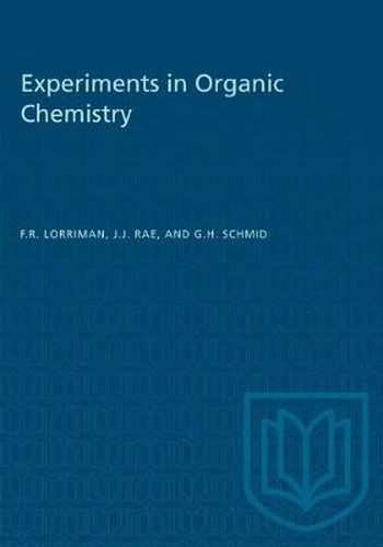 Cover image for Experiments in Organic Chemistry