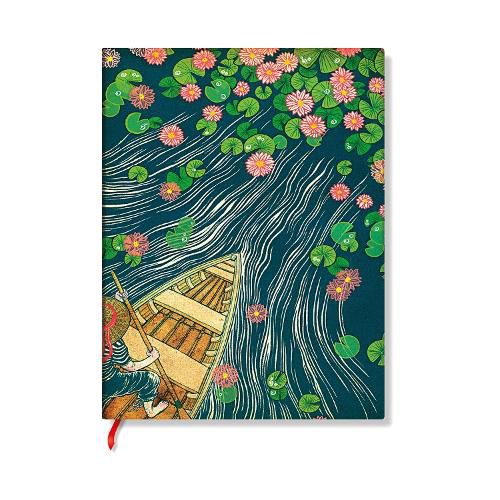 Cover image for Lotus River (Living with Yuko) Ultra Lined Softcover Journal (Elastic Band Closure)