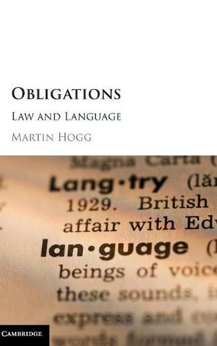 Cover image for Obligations: Law and Language