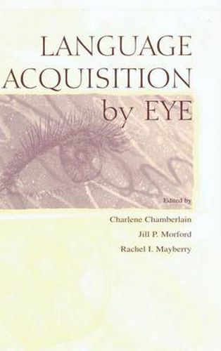 Cover image for Language Acquisition By Eye