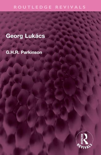 Cover image for Georg Lukacs