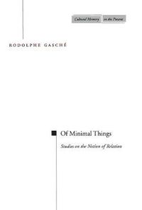 Cover image for Of Minimal Things: Studies on the Notion of Relation