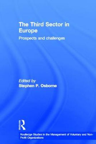 Cover image for The Third Sector in Europe: Prospects and challenges