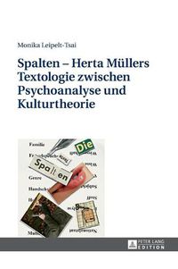 Cover image for Spalten - Herta Muellers Textologie Zwischen Psychoanalyse Und Kulturtheorie