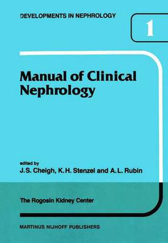 Cover image for Manual of Clinical Nephrology of the Rogosin Kidney Center