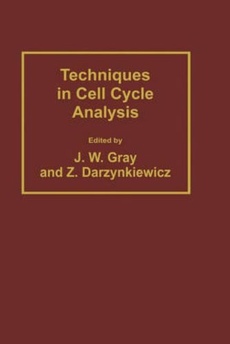 Cover image for Techniques in Cell Cycle Analysis