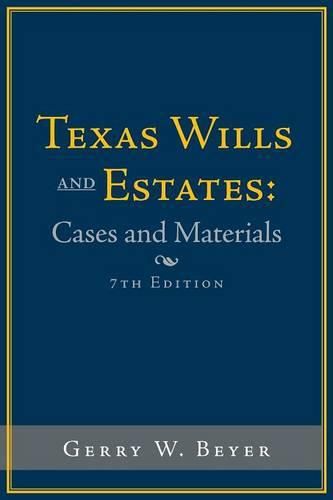 Cover image for Texas Wills and Estates