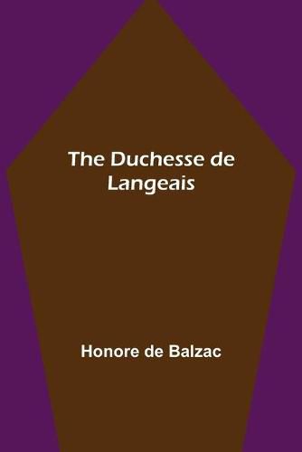 Cover image for The Duchesse de Langeais