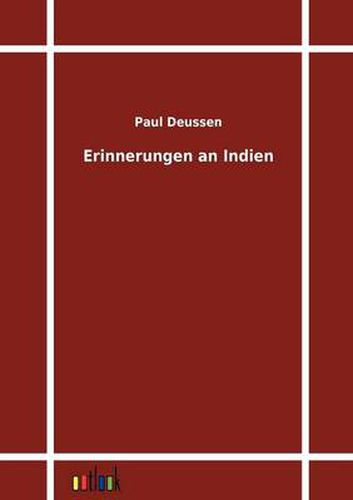 Cover image for Erinnerungen an Indien