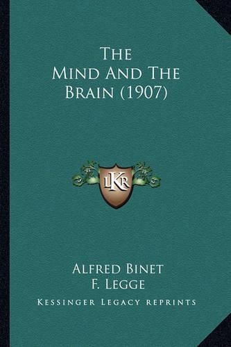 Cover image for The Mind and the Brain (1907)