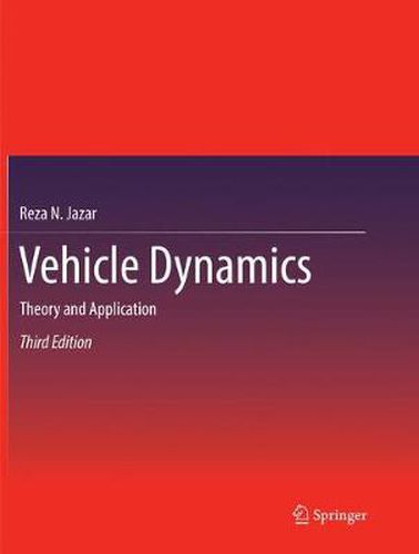 Cover image for Vehicle Dynamics: Theory and Application