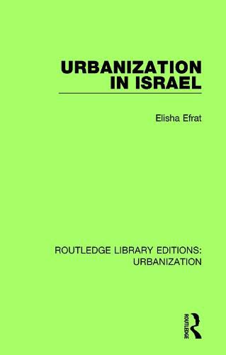 Cover image for Urbanization in Israel