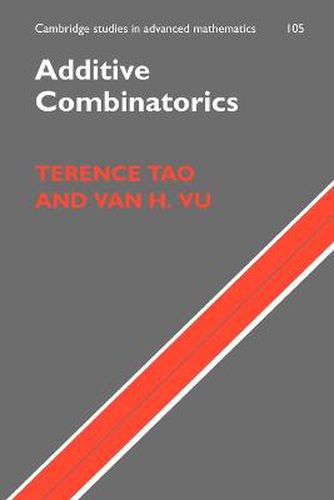 Cover image for Additive Combinatorics