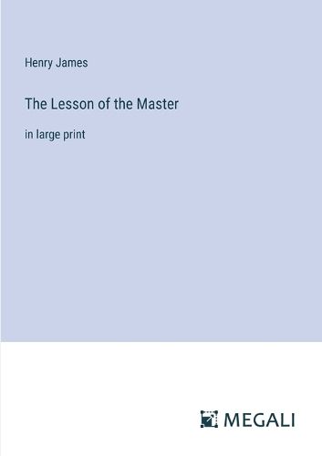 Cover image for The Lesson of the Master