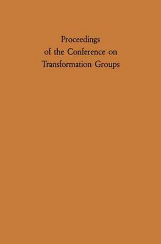 Cover image for Proceedings of the Conference on Transformation Groups