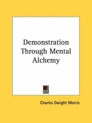 Cover image for Demonstration Through Mental Alchemy