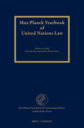 Max Planck Yearbook of United Nations Law, Volume 25 (2021)