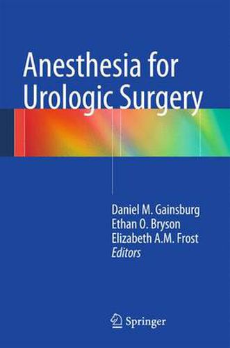 Cover image for Anesthesia for Urologic Surgery