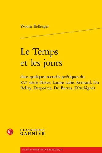 Cover image for Le Temps Et Les Jours