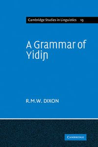 Cover image for A Grammar of Yidin