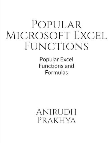 Cover image for Popular Microsoft Excel Functions