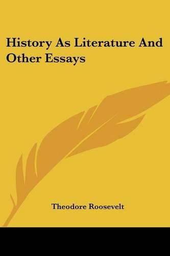 Cover image for History As Literature And Other Essays