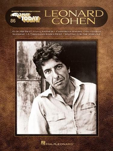 Leonard Cohen: E-Z Play Today Volume 86