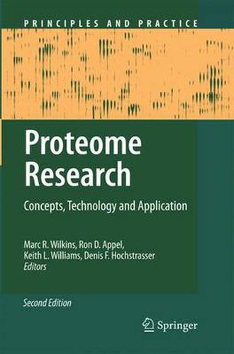 Cover image for Proteome Research: Concepts, Technology and Application