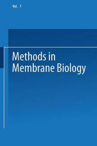 Cover image for Methods in Membrane Biology: Volume 7