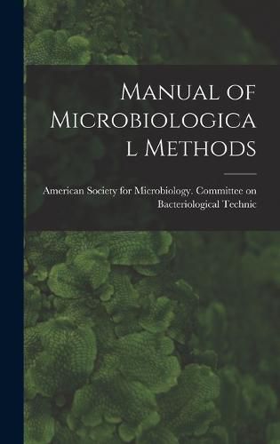 Cover image for Manual of Microbiological Methods