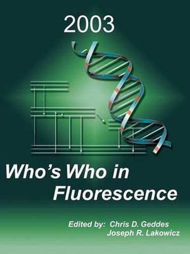 Cover image for Who's Who in Fluorescence 2003