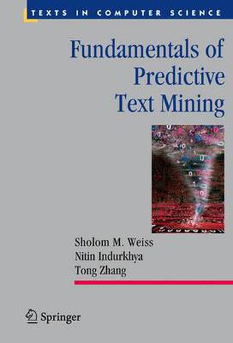 Cover image for Fundamentals of Predictive Text Mining