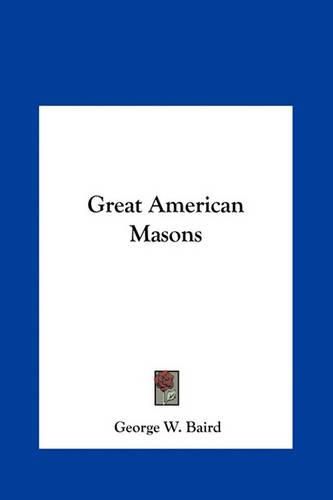 Great American Masons